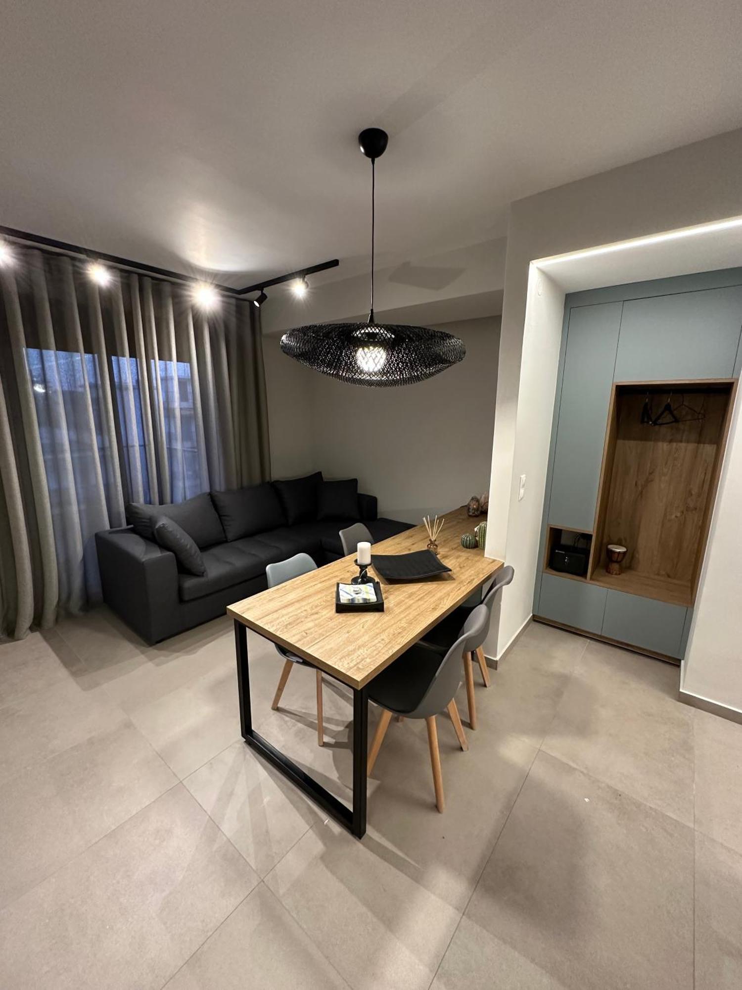 Cozy Apartment In Kalamaria, Салоники Экстерьер фото